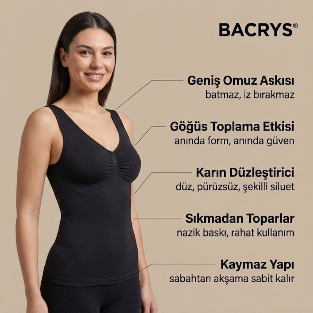 BACRYS® Bambu Toparlayıcı Atlet